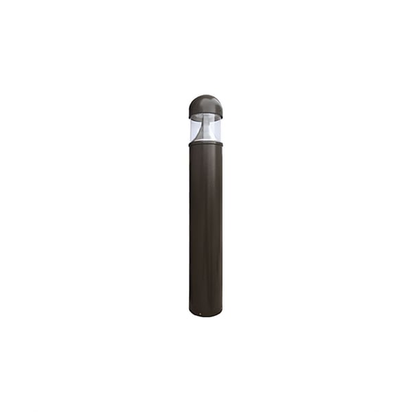 Alcon 9091 Baliz LED 42 Inch Round Top Sand Blasted Louver High Efficiency Bollard Pathway Lighting