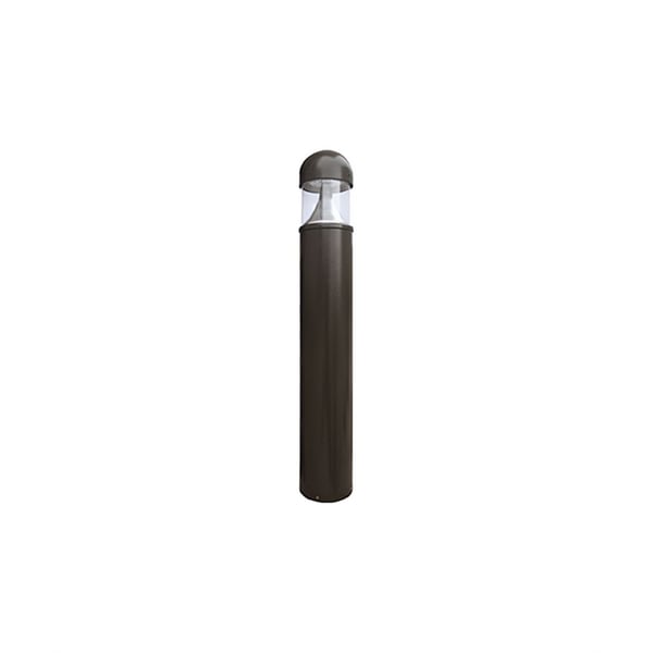 Alcon 9091 Baliz LED 42 Inch Round Top Sand Blasted Louver High Efficiency Bollard Pathway Lighting