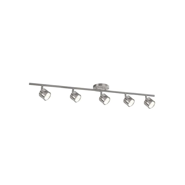 Lyra Brushed Nickel Track Lighting by Kuzco