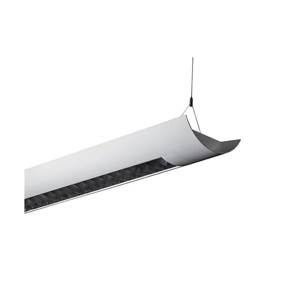 Alcon Lighting Casablanca 10105-4 4 Foot T8 and T5HO Fluorescent Linear Suspended Direct Indirect Lighting Fixture