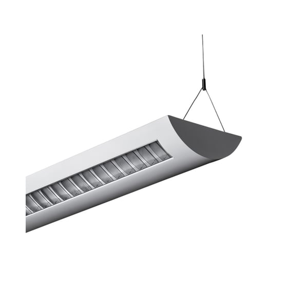 Alcon Lighting Delano 10104 T8 or T5HO Fluorescent Architectural Linear Suspended Light Fixture – Uplight (Indirect) and Downlight (Direct)