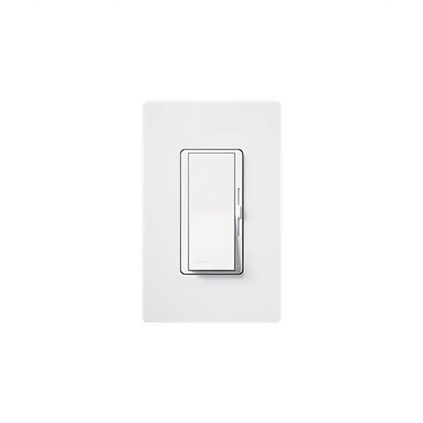 Lutron DV-600P-WH Diva 600 Watt Single Pole Dimmer - White