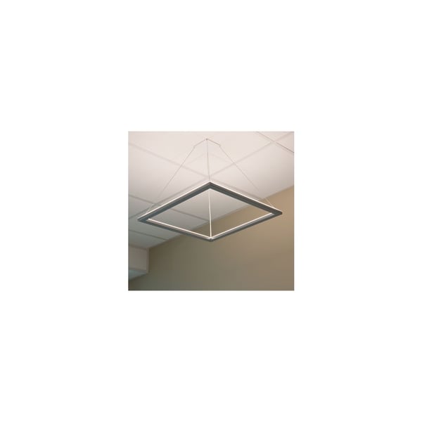 Finelite E-1 Linear Square Configuration Indirect LED Suspended Fixture