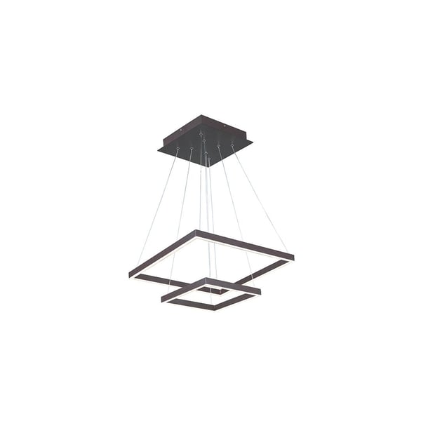 ET2 Quad LED 2-Tier Square Pendant 