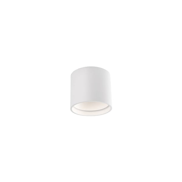 Kuzco LED Cylinder Flush Mount Ceiling Fixture 15 Watts FFM10605-WH