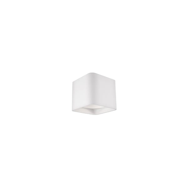 Kuzco LED Square Flush Mount Ceiling Fixture FM10705-WH