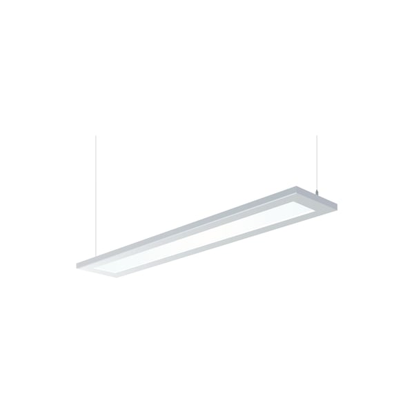 H.E. Williams FP2 Beveled Luminous Flat Panel Fluorescent Suspended Light Fixture - 4 FT