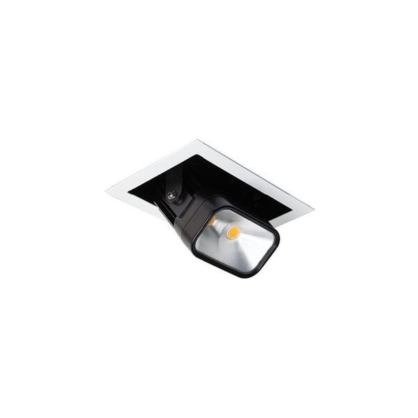 Intense Lighting ICL-MBW2 MBW2 LED Square Adjustable Pull Down Downlight Recessed Light + Trim + Housing