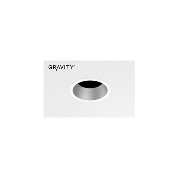 Intense Lighting IHOL-6DR 6" Gravity Round LED Downlight Light + Trim + Housing