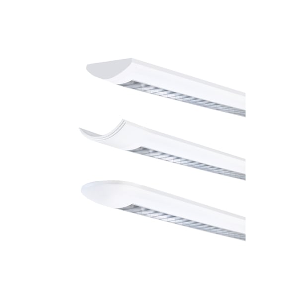 LSI Industries LDI-8-LED LiniArc Direct / Indirect Parabolic Louver LED Suspended Light Fixture - 8 FT