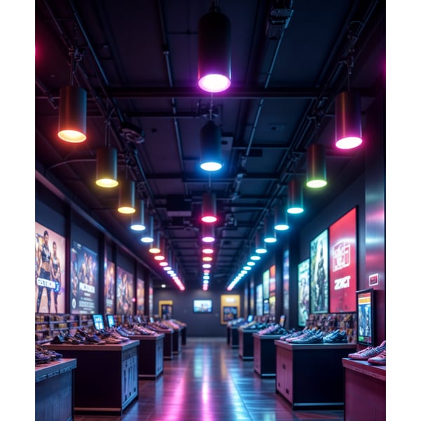 4.5-Inch LED RGBW Color-Changing Cylinder LED Pendant Light