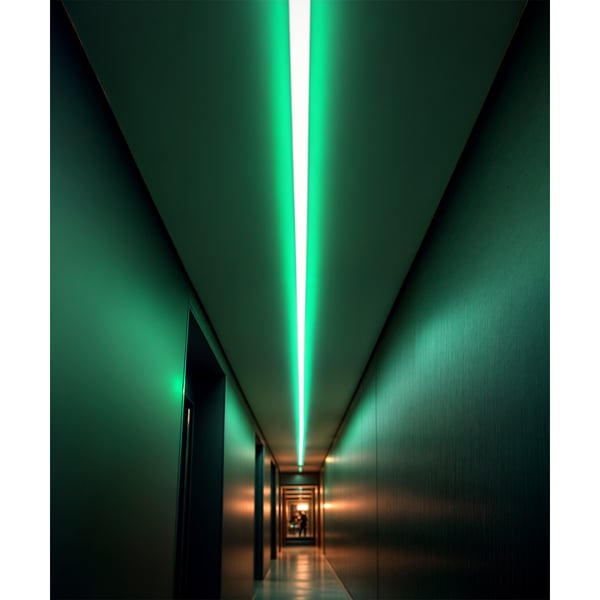 1-Inch Linear RGBW Color-Changing Recessed LED Light