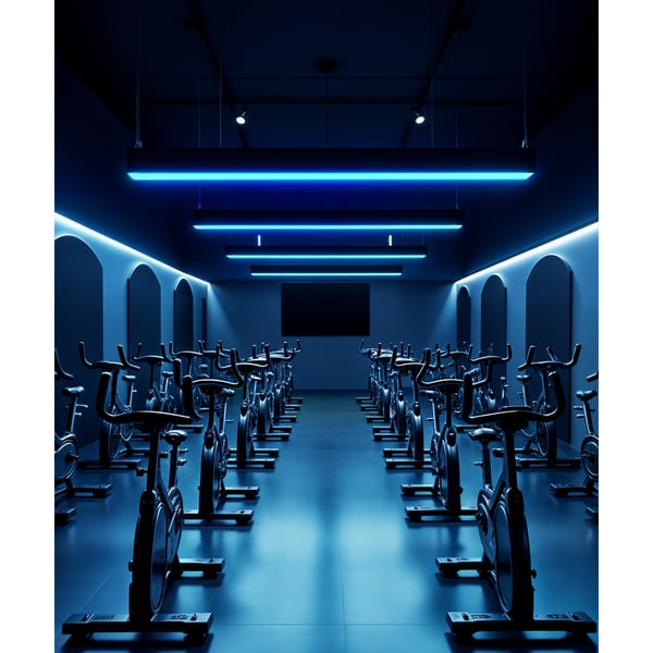 4-Inch RGBW Color Changing LED Linear Pendant Light