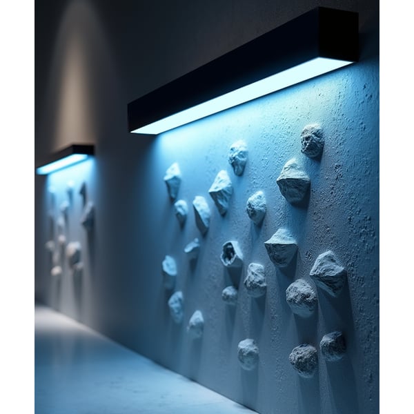 4-Inch RGBW Color-Changing Linear LED Wall Light