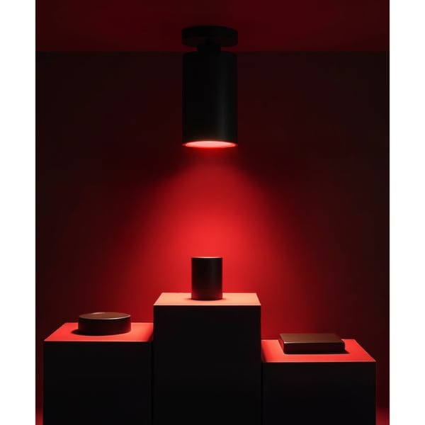 4.5-Inch LED RGBW Color-Changing Cylinder Ceiling Light