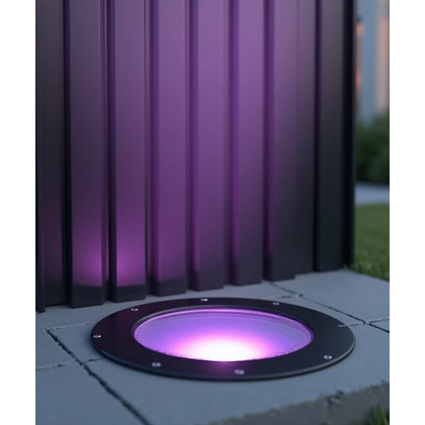 10-Inch RGBW Color-Changing In-Ground LED Well Light