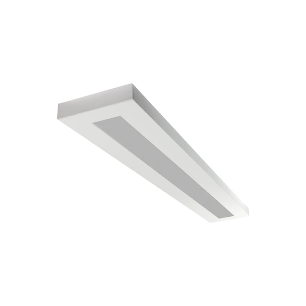LSI Industries HRZ-4-LED LiniArc Horizon Housing Frosted Acrylic Lens LED Suspended Light Fixture - Direct/Indirect - 4 FT