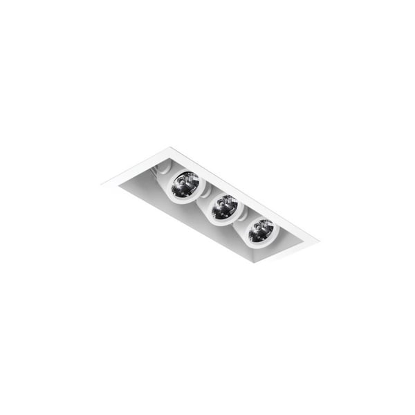 Triple recessed downlights outlet