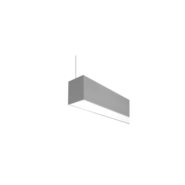 Nulite Lighting Regolo RP2-4B Bi-Directional Pendant Series LED 2 Inch Linear Suspended Light Fixture - Direct / Indirect