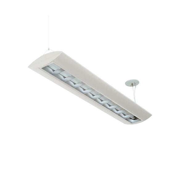 Alcon Reyon 10124-4 Low Profile 4 FT Fluorescent Commercial Pendant