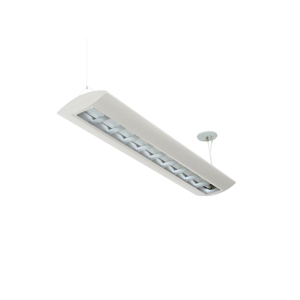 Alcon Reyon 10124-8 Low Profile 8 FT Commercial Fluorescent Light