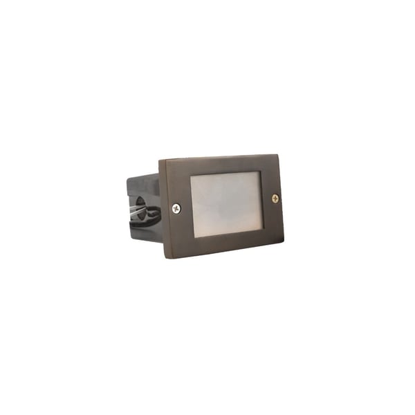 Recessed Brass Step Light