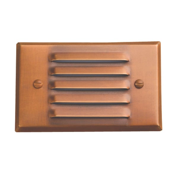 SPJ Lighting Forever Bright SPJ17-06 Outdoor 2 Watt LED Step Light Surface Mount - Louvre | Matte Bronze Finish