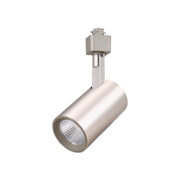 5.5-Inch LED Satin Nickel Cylinder Track Light Head