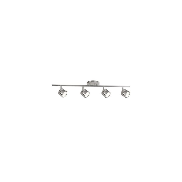 Lyra Brushed Nickel Track Lighting by Kuzco