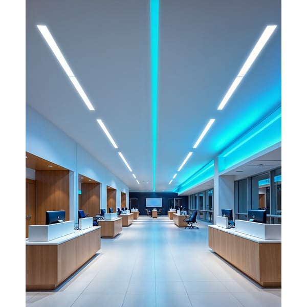 2.5-Inch RGBW Color-Changing Linear Recessed LED Light
