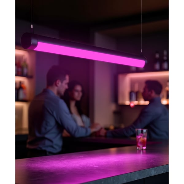 2.5-Inch Rotatable RGBW Color-Changing LED Linear Tube Light