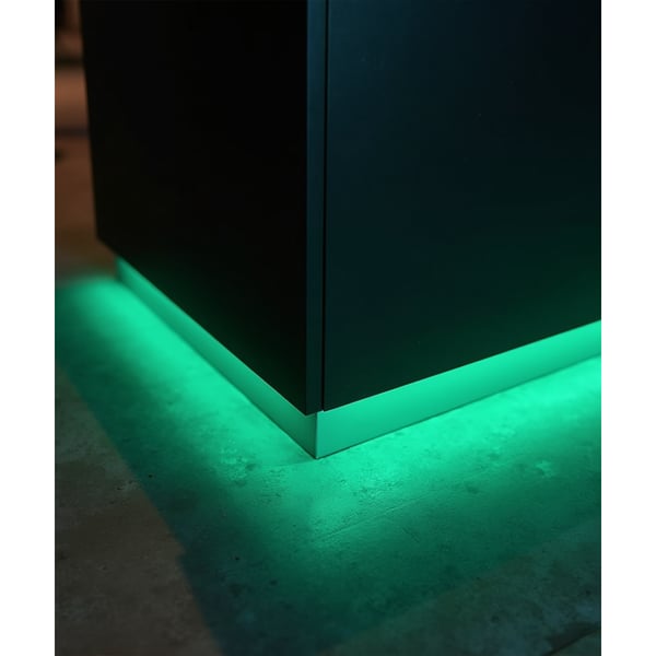 Straight Toe-Kick RGBW Color Changing LED Baseboard Light Strip