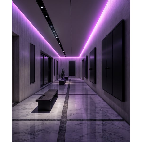 Slim RGBW Color-Changing Cove LED Light