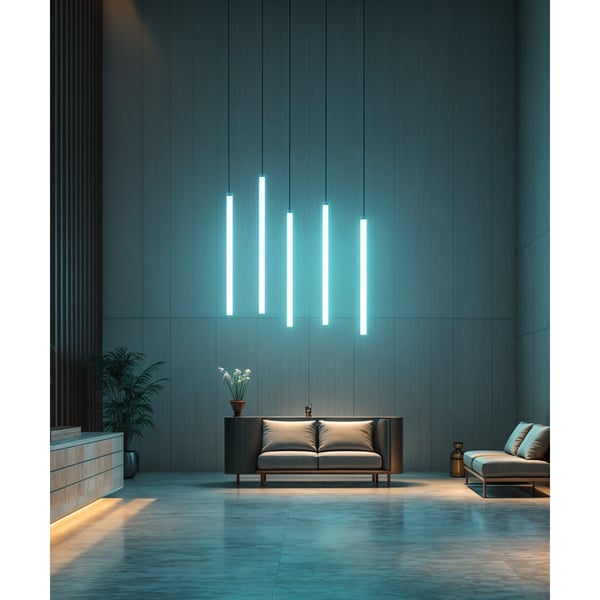 4-Inch RGBW Color-Changing Vertical Cylinder LED Light