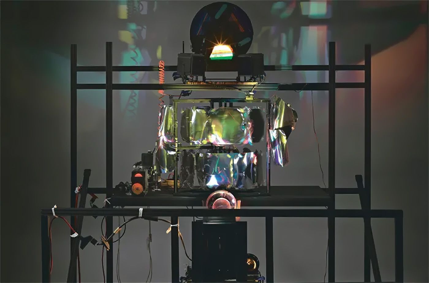 Photo of the Lumia Suite, by Thomas Wilfred, designed for the Museum of Modern Art's 35 Anniversary.