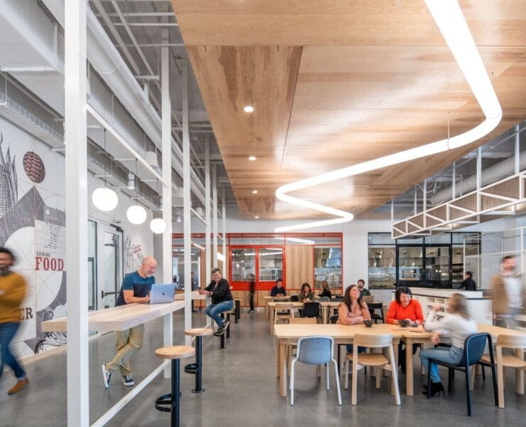 LinkedIn exemplifies 2026 office design trends with collaborative, fun spaces that encourage in-person attendance