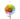 A color wheel flower at different levels of CRI