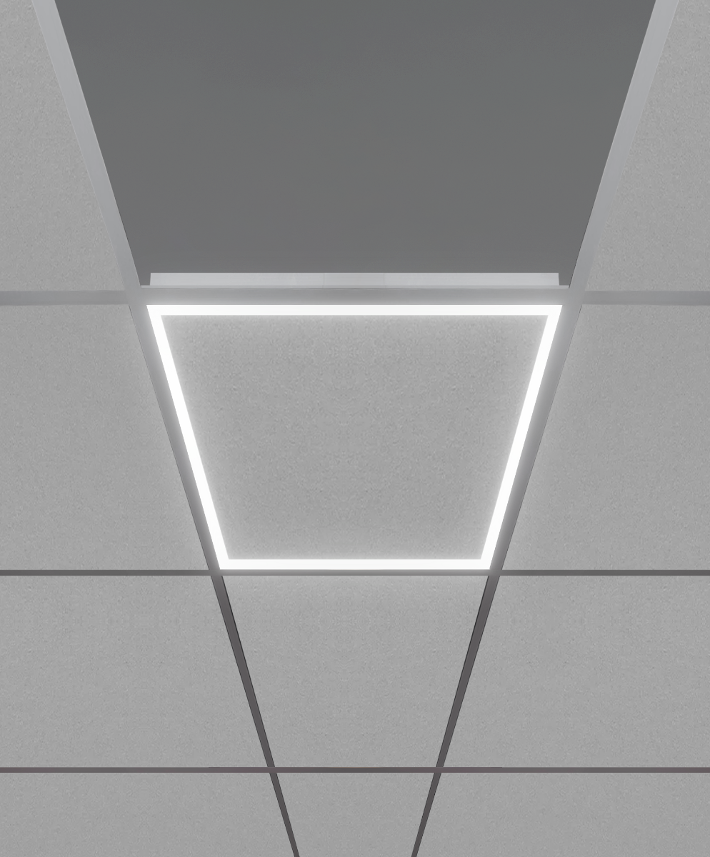 ツインクルネットライト Recessed Edge-Lit LED Ceiling Tile Light | Alcon Light 14029