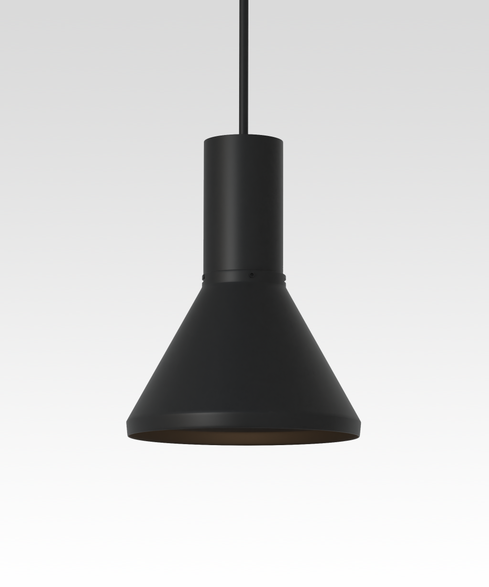 Half-Moon Dome LED Cylinder Pendant Light – Alcon Lighting 12032-P-DM