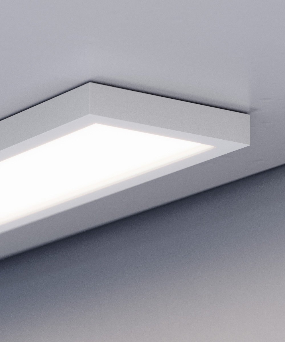 6-Inch Architectural Surface Mount LED Linear Flat Panel