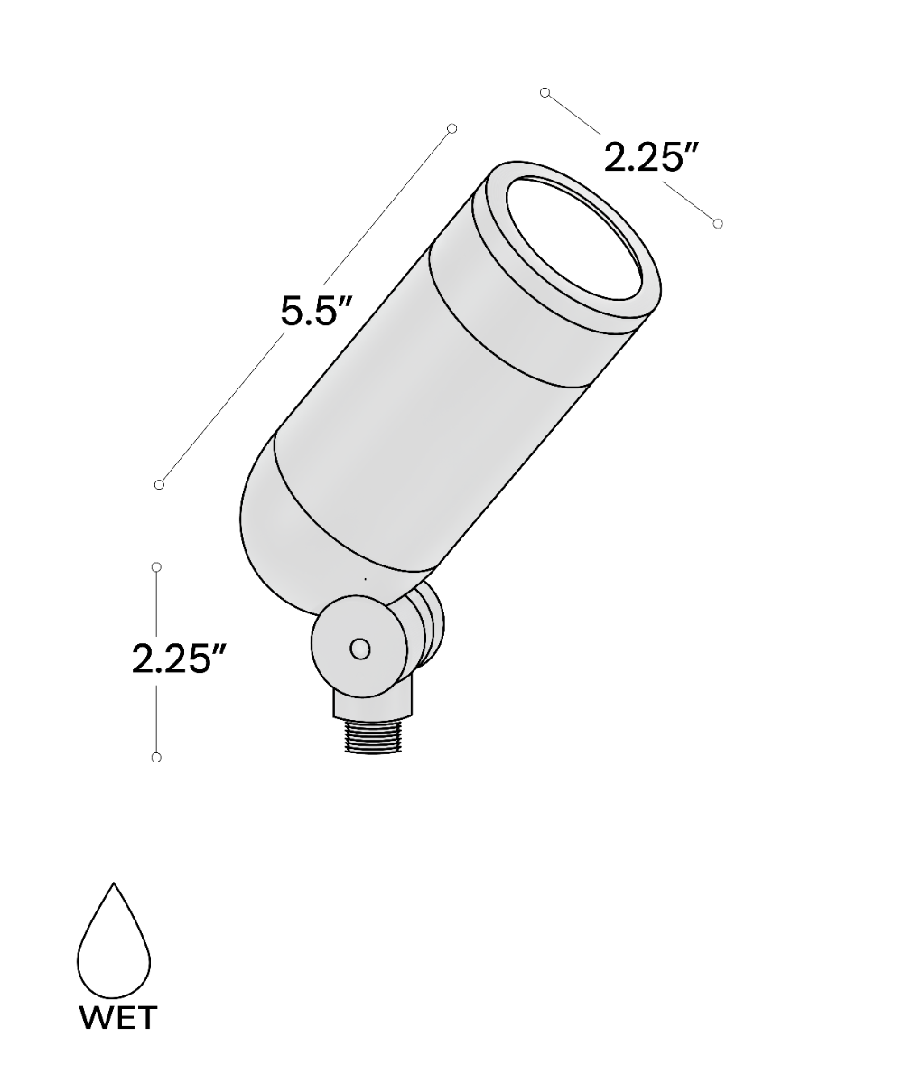 Architectural LED Landscape Uplight – Alcon Lighting 9018