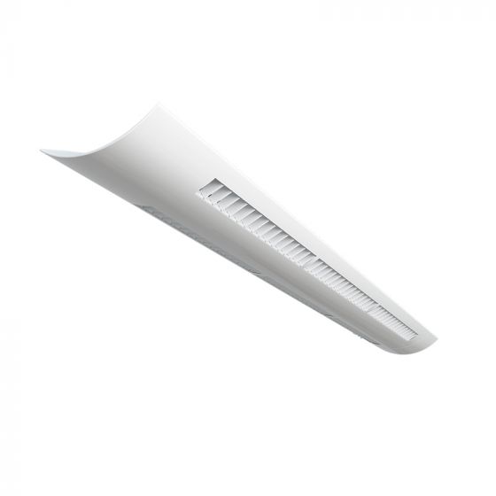 Alcon Lighting Louver 10121-LV-8 Architectural 8 Foot Linear Fluorescent Pendant Mount Light Fixture