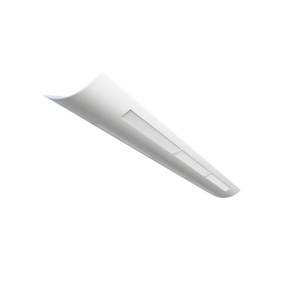Alcon Lighting Matte White Lens 10121-MW-4 Architectural 4 Foot Linear Fluorescent Pendant Mount Linear Suspension Direct Indirect Lighting Fixture