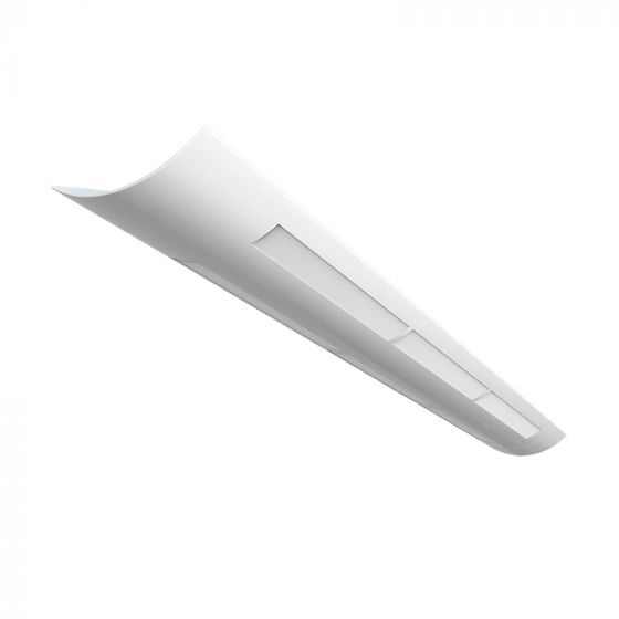 Alcon Lighting Matte White Lens 10121-MW-4 Architectural 4 Foot Linear Fluorescent Pendant Mount Linear Suspension Direct Indirect Lighting Fixture