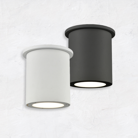 Alcon 11040 Outdoor 4-Inch LED Surface-Mount Cylinder Light
