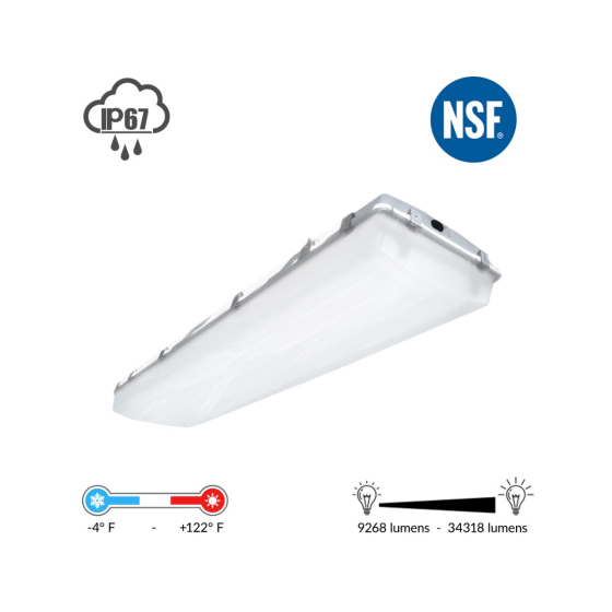 Alcon 11175 Low-Profile Vaportite Wet-Location Canopy Highbay Light