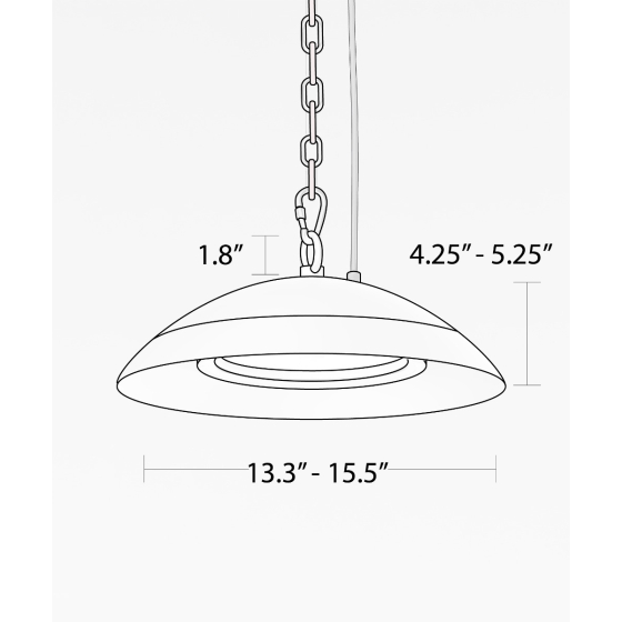 Alcon 11177-P, suspended commercial pendant light shown in white finish and with a flush trim-less lens.