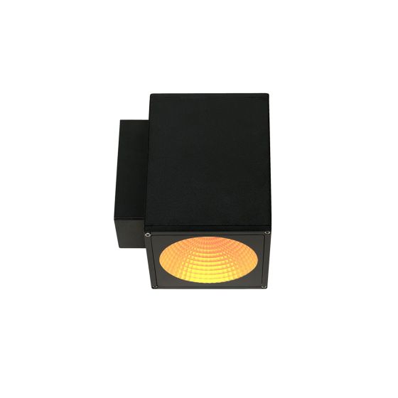 Alcon 11218-TF-S Pavo Turtle Friendly Dark Sky Architectural Amber LED 6 Inch Square 1-Direction Wall Mount Light Fixture