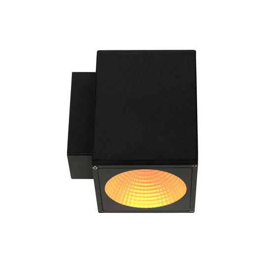 Alcon 11218-TF-S Pavo Turtle Friendly Dark Sky Architectural Amber LED 6 Inch Square 1-Direction Wall Mount Light Fixture