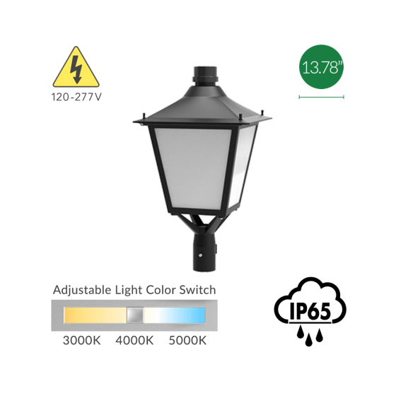 Architectural LED Outdoor Light Post